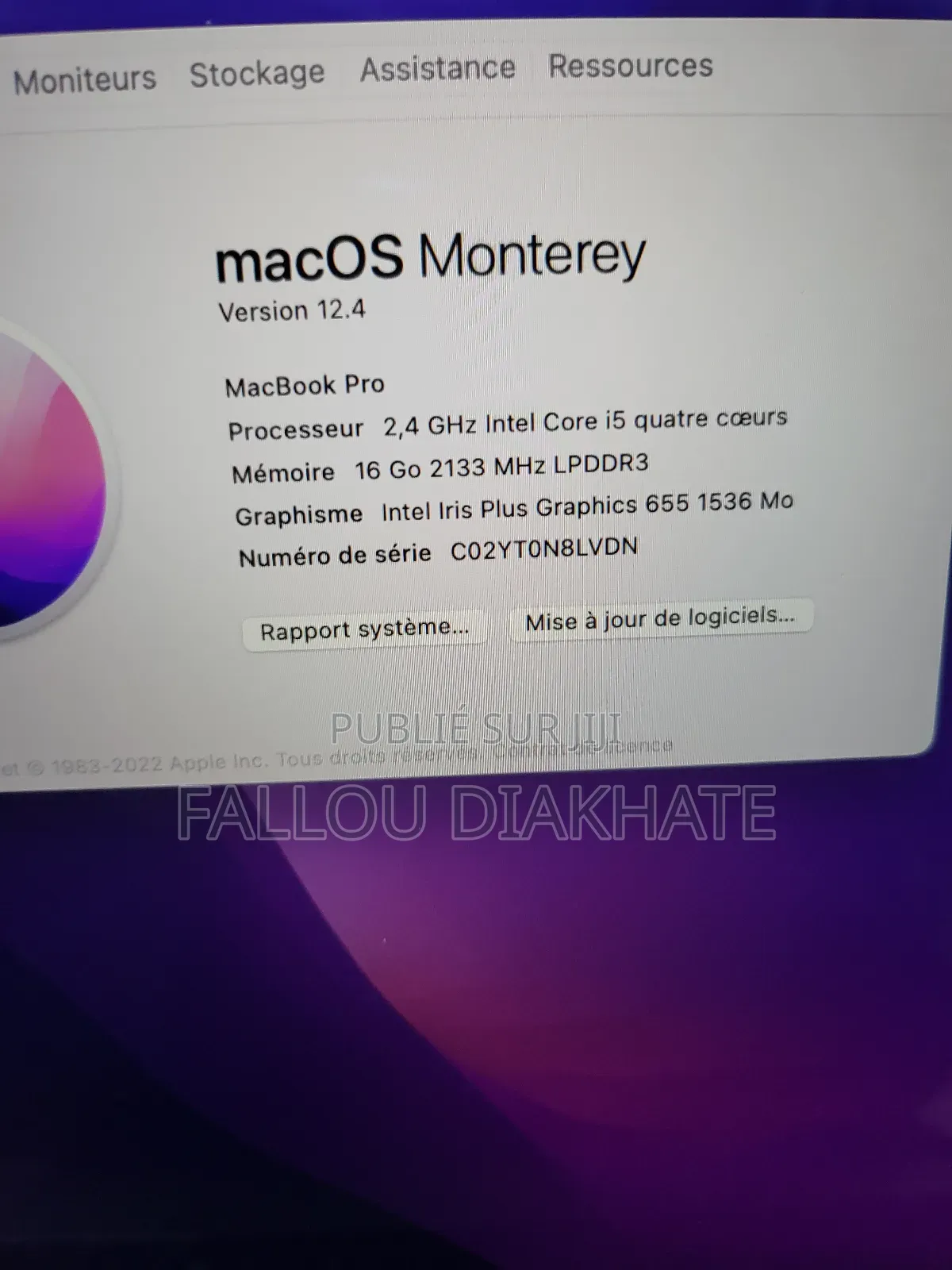 Neuf Ordinateur Portable Apple MacBook 2017 16GB Intel Core I5 SSD 256GB