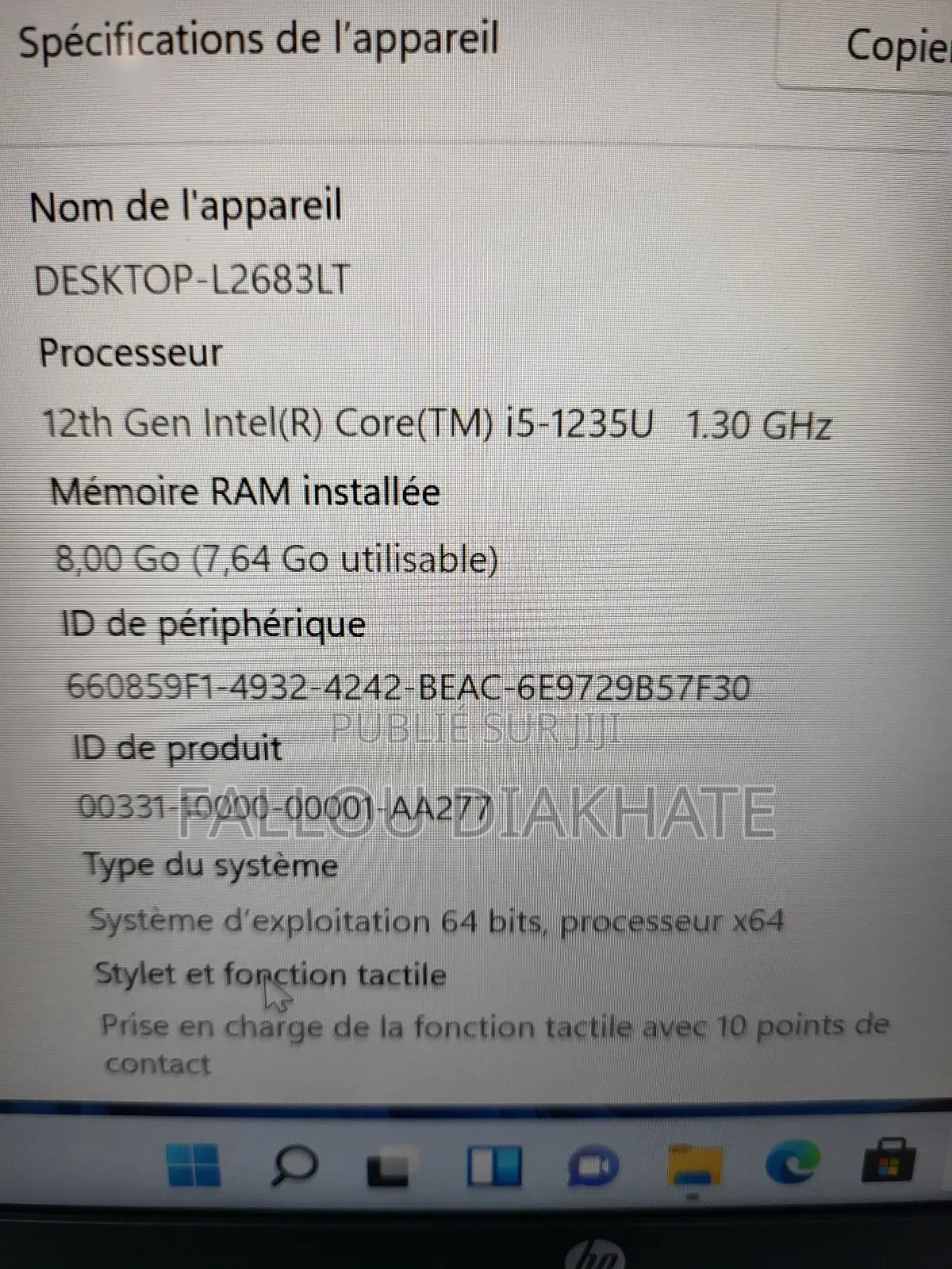 Neuf Ordinateur Portable HP ProBook 440 G9 8GB Intel Core I5 SSD 256GB