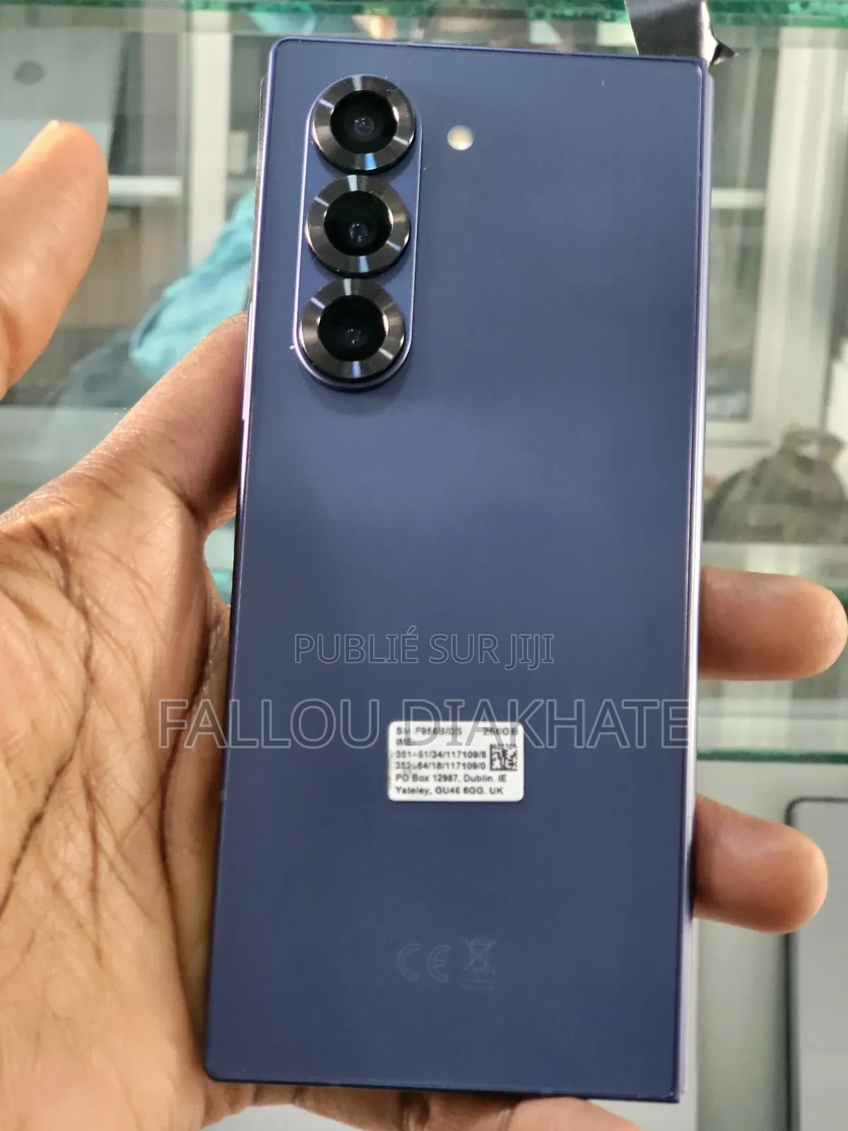 Neuf Samsung Galaxy Z Fold6 256 GB Bleu