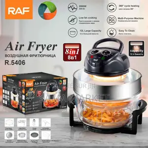 Friteuse À Air Électrique Multifonction, Grande Capacité 12L