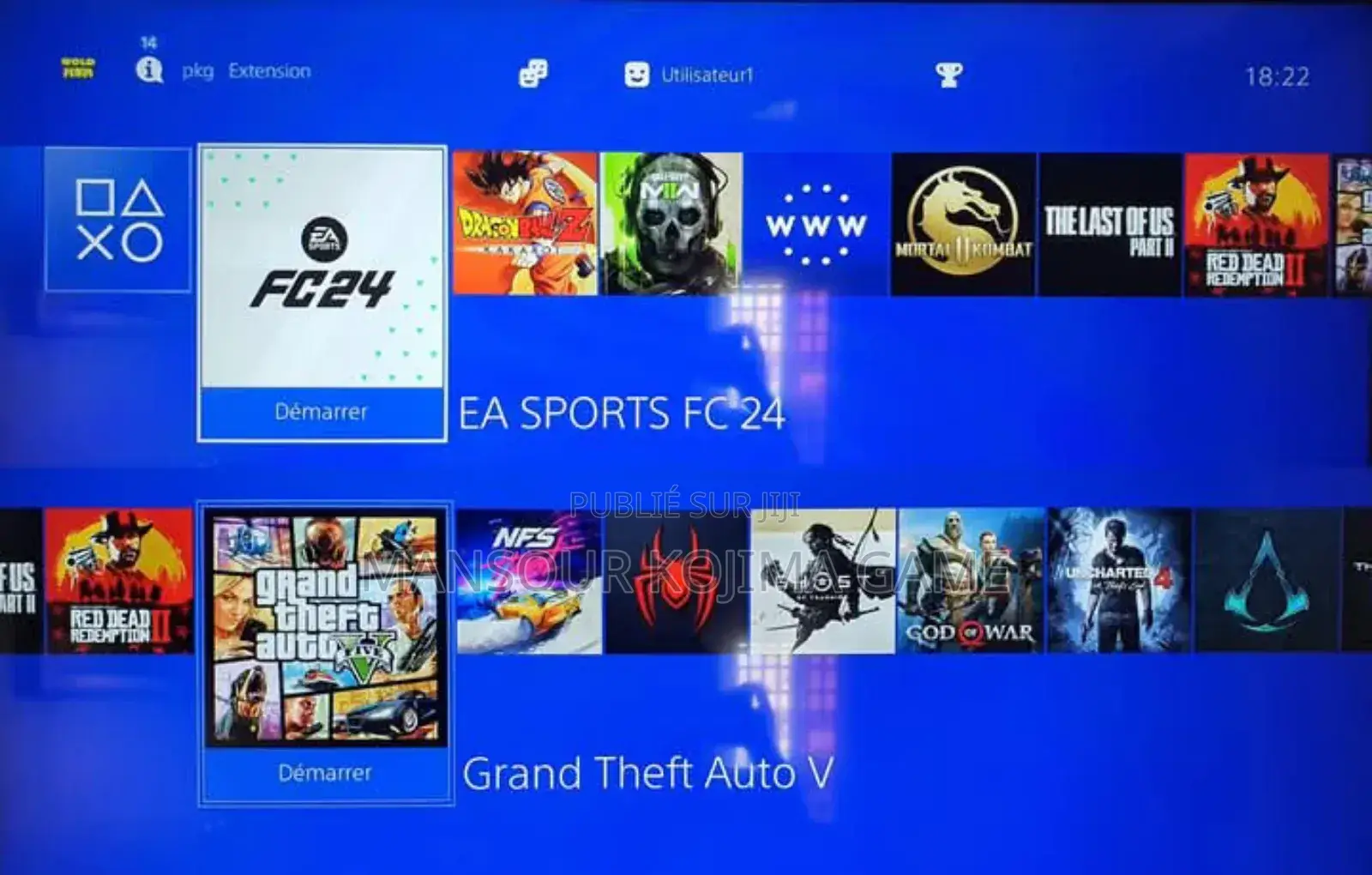 Ps4 Flaché 1tra 14 Jeux Vena France