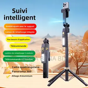 Trépied Téléphone Suivi Automatique Du Visage Avec Led