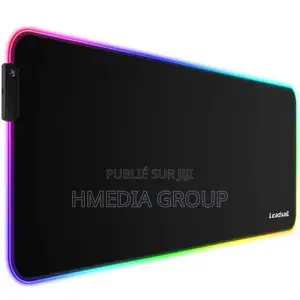 Tapis De Souris Gaming RGB Leadsail – XXL 80×30 Cm – Noir