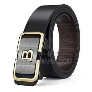 Ceinture Homme Stylée Avec Boucle "B" – Élégance Charisme
