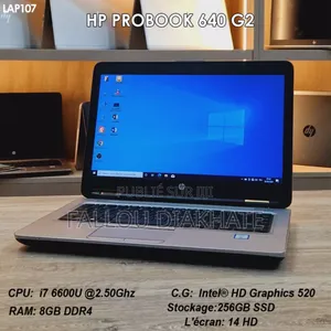 Neuf Ordinateur Portable HP ProBook 650 G2 8GB Intel Core I5 SSD 256GB