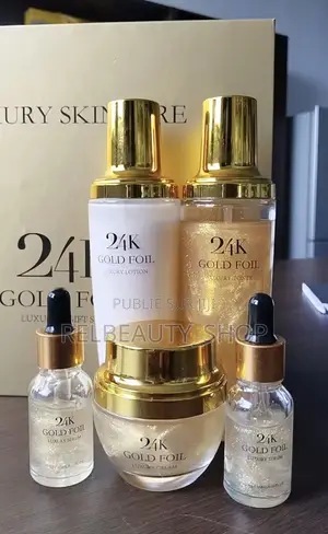Coffret Pour Soin Luxieux À L’Or, Bave D’Escargot De La Niacinamide