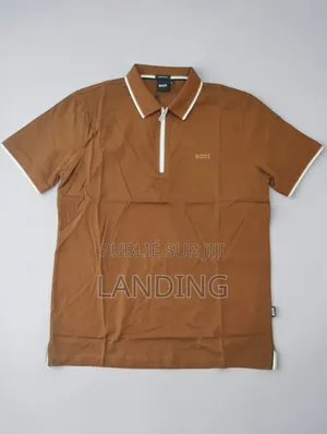 Collection De Polos Boss À Fermeture Zippée -