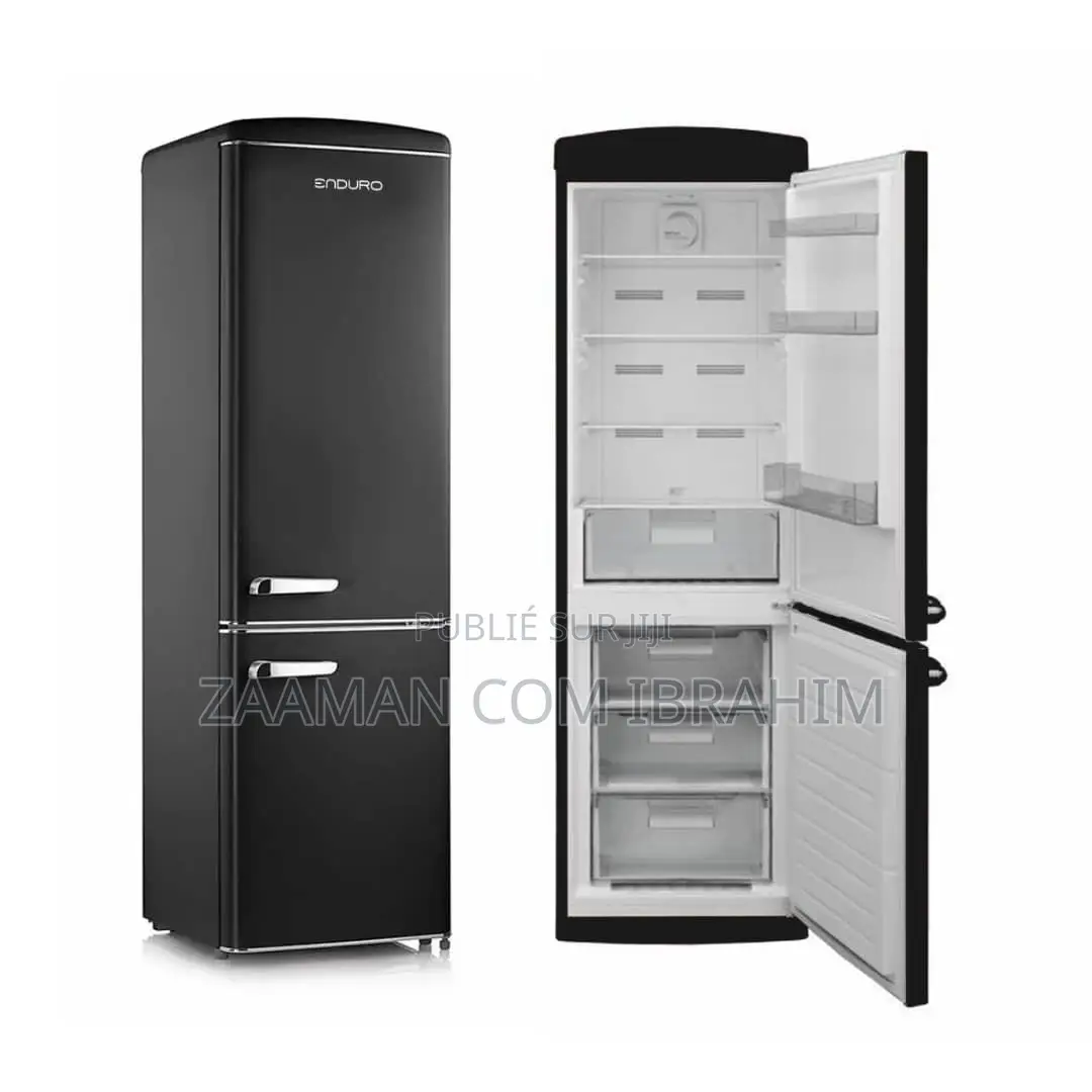 Refrigerateur Enduro Combine À+ Nofrost Noir 400l