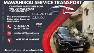 Pour Tous Vos Déplacements Vers Dakar,Aibd,Thiès,Mbour