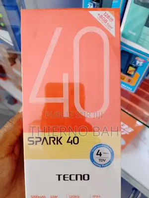 Nouveau Tecno Spark 40 128 GB Blanc