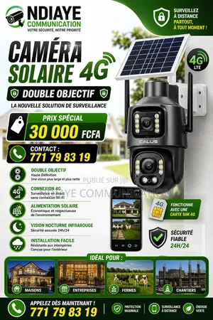 Caméra Solaire 4g
