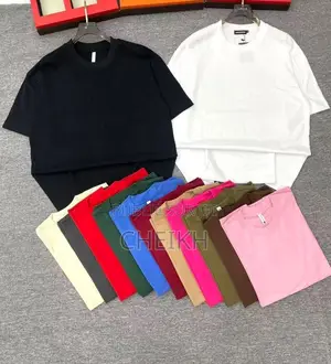 T-Shirt À Couleur Unique