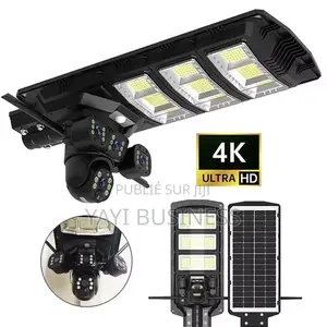 Caméra Énergie Solaire Avec Lampadaire 4g