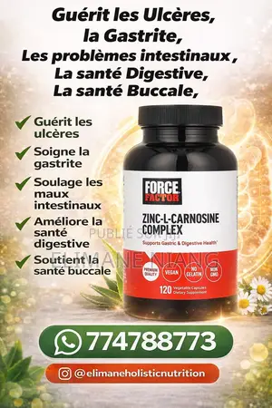 Zinc L-Carnosine Guérit L’Ulcère