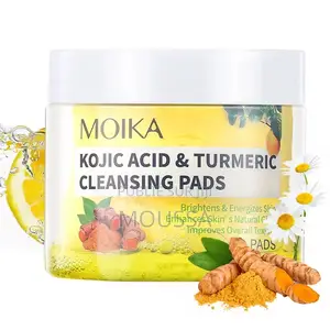 Pads Nettoyants Kojic Acid Curcuma – Glow Naturel Instantané
