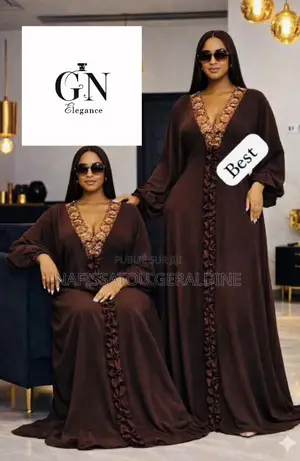 Boubou Femme Élégant À Dakar | Mode Chic Gnelegance