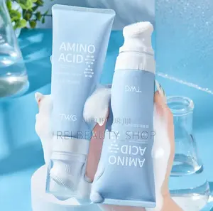 Mousse Nettoyant Pour Visage Avec Brosse 2 en 1