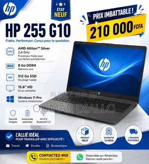 Ordinateur de bureau HP 268 Pro G1 8GB AMD Ryzen 7 SSD 512GB