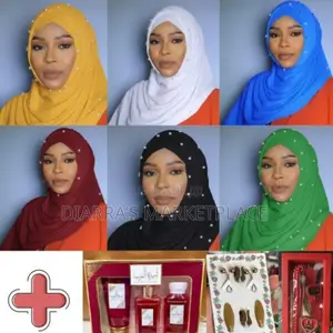 6 Voiles Plissés Avec Bonnets Assortis + Coffret Produits Parfumée + .