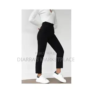 Pantalon Noir À Coupe Décontracté Pour Femme - Taille M
