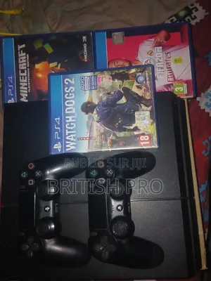 Ps4 500gb Noir 2 Controllers