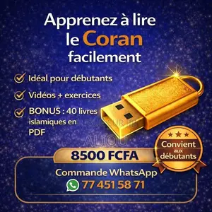 Clé Usb Pour Apprendre À Lire Le Coran Rapidement: Avec Des Vidéos.