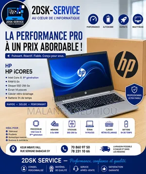 Nouveau HP EliteBook 840 G5 8GB Intel Core i5 SSD 256GB
