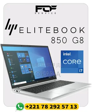 Ordinateur portable HP EliteBook 850 G8 16GB Intel Core i7 SSD 512GB