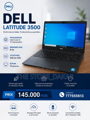 Nouveau Ordinateur portable Dell Autre 8GB Intel Core i3 SSD 256GB