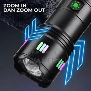Lampe Torche En Aluminium Rechargeable Led Cob