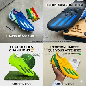 : Adidas F50 Elite - Crampons Professionnels (Taille 41-45)