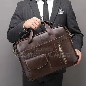 Sac Cuir Veritable De Qualite Tres Solide