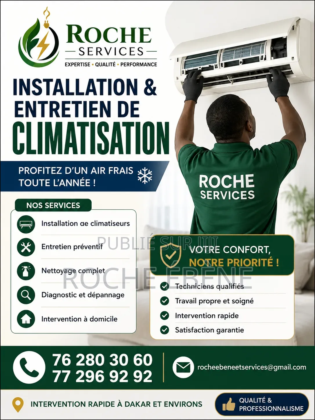 Installation Et Entretien De Climatisation À Dakar