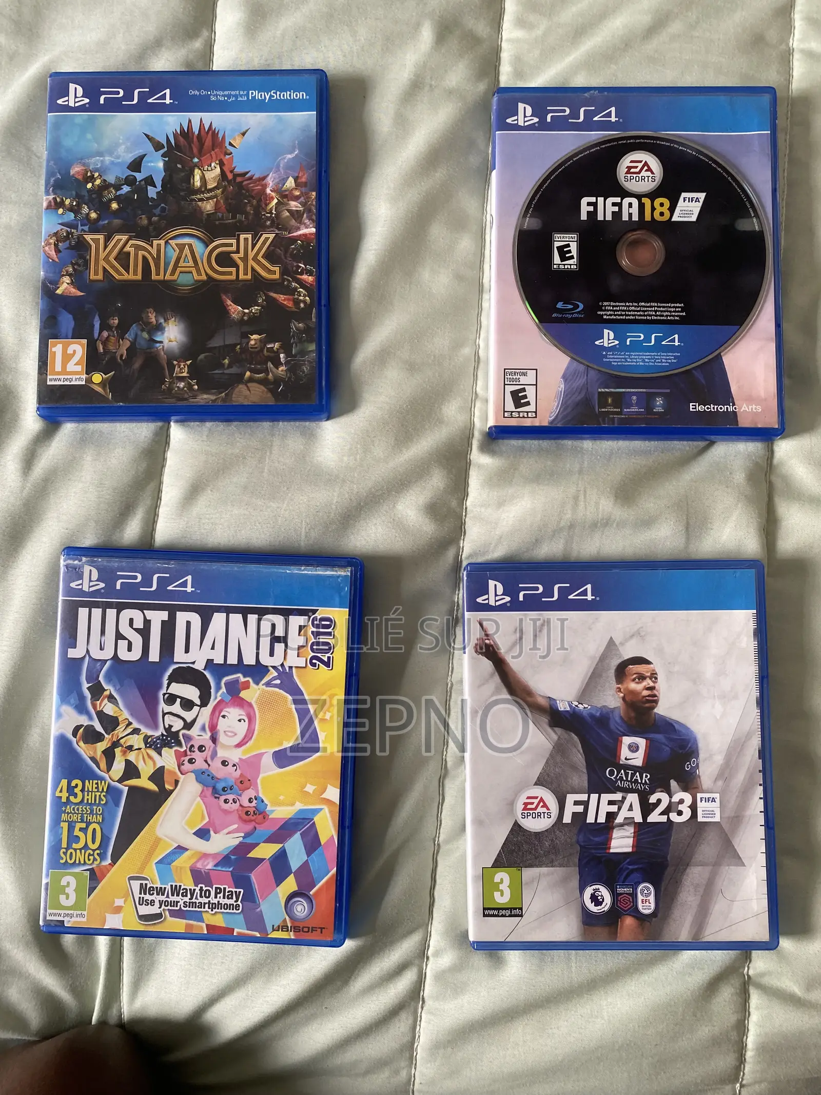 Play 4 +7 Jeux