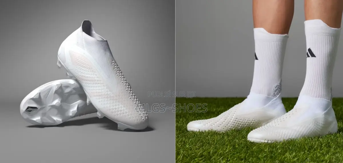 Chaussures Crampons Blanc