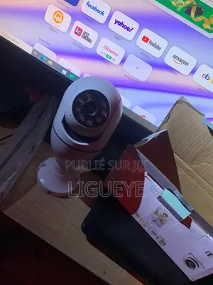 Caméra Wi-Fi 360° De Surveillance Avec Vision Nocturne