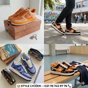 Nike Air Force 1 "Style Lycéen" – Tendance Confort À Dakar !