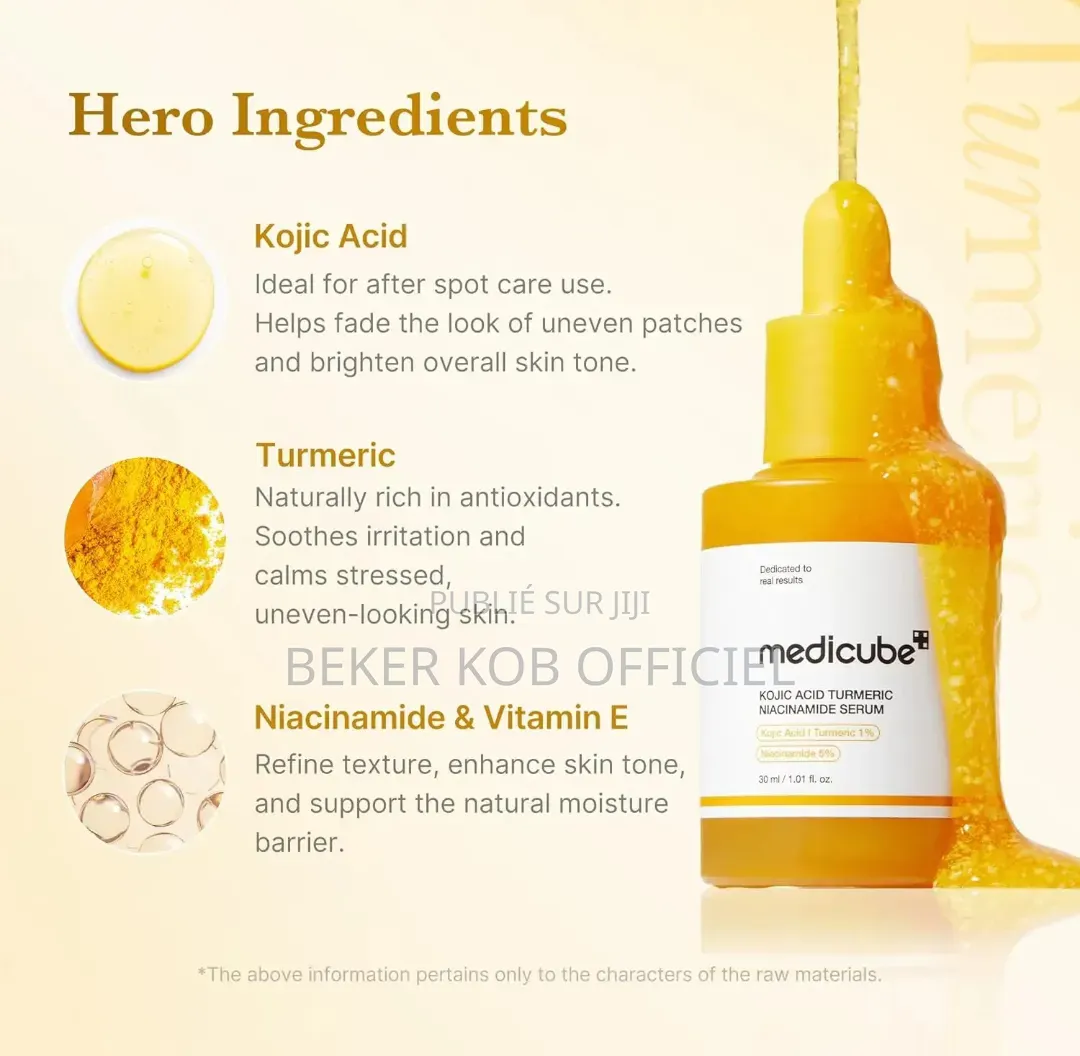 Sérum Médicube Au Curcuma, Acides Kojic Et Niacinamide