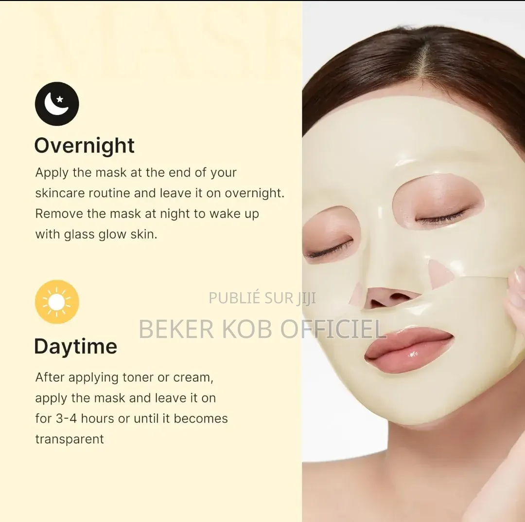 Medicube Masque Gelée De Nuit Au Curcuma Doré Et Acide Kojic Lot De 4