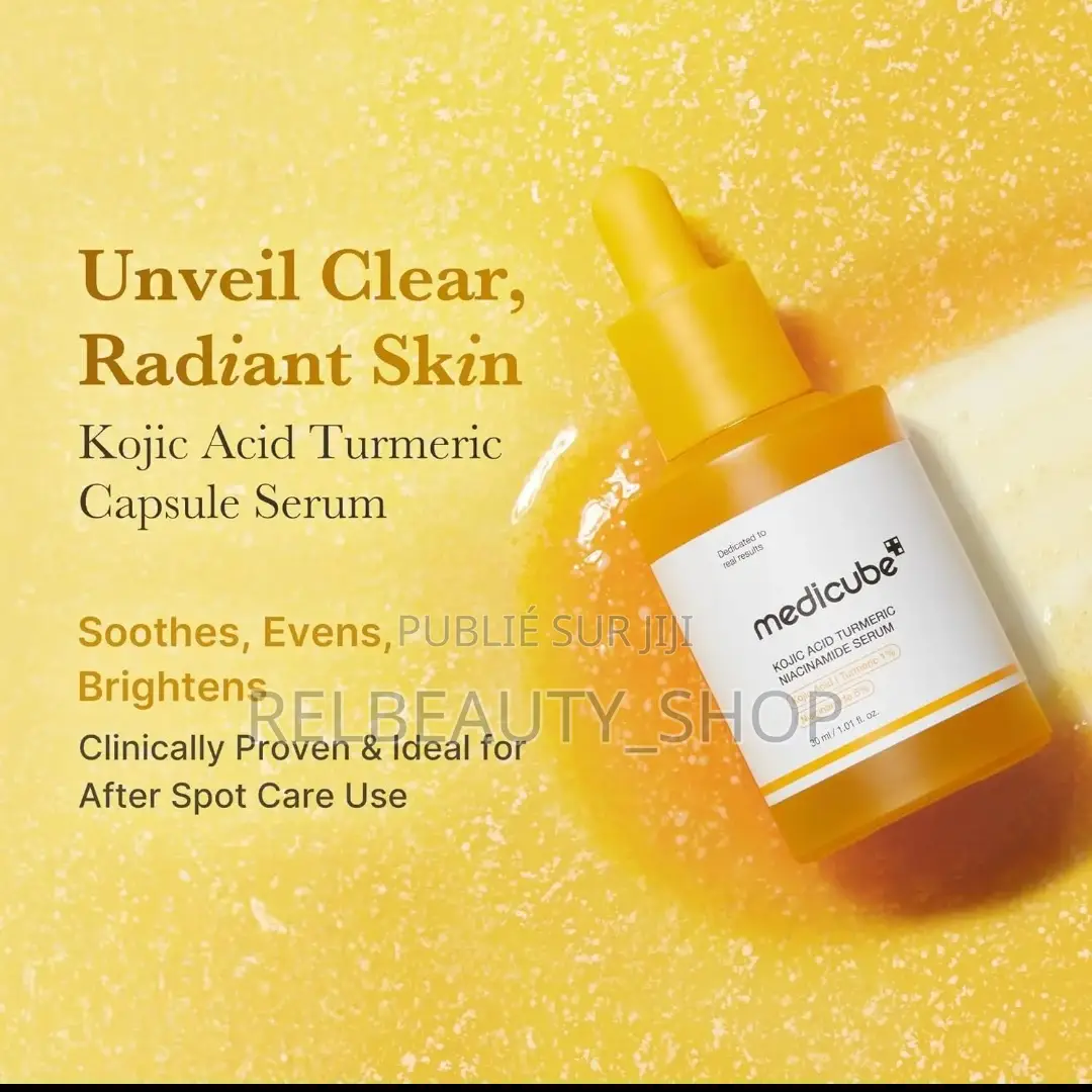 Medicube Sérum Clarifiant, Anti-Tâche À L’Acide Koijique Au Curcuma