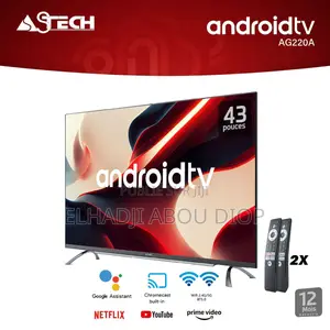 Télévision Astech Smart Google Tv 43pouce