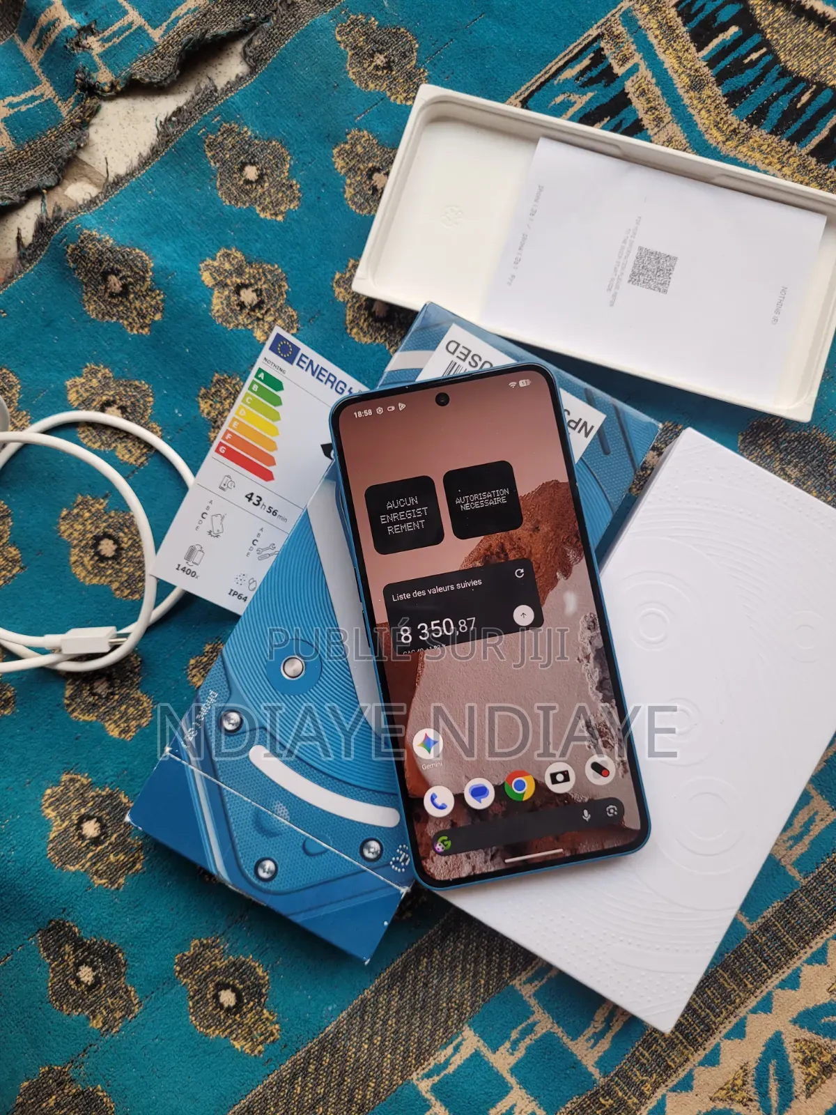 Nothing Phone 3a 256 GB Bleu