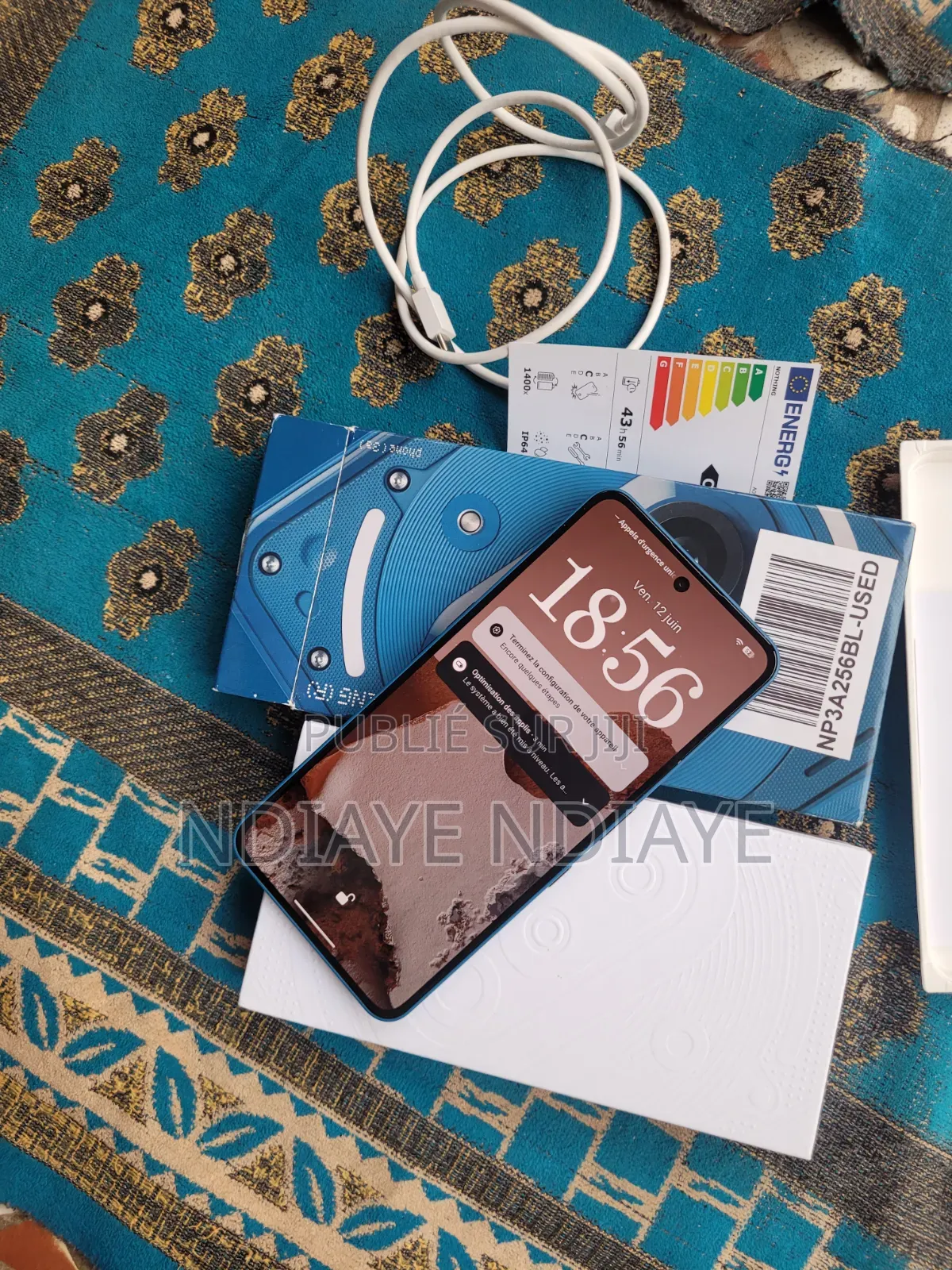 Nothing Phone 3a 256 GB Bleu