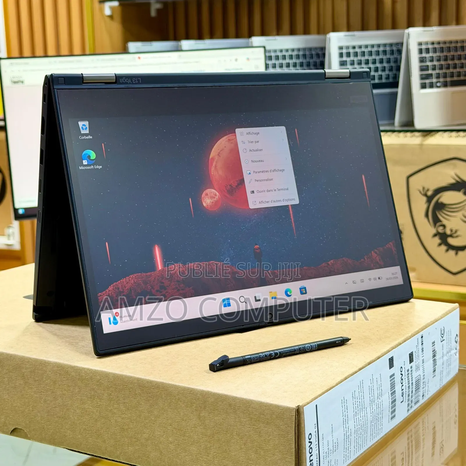 Nouveau Lenovo ThinkPad L13 Yoga 16GB Intel Core i5 SSD 256GB
