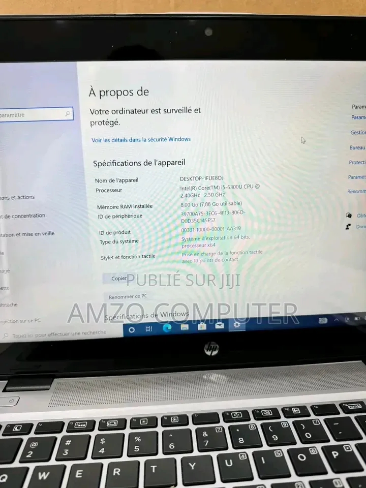 Ordinateur portable HP EliteBook 840 G3 8GB Intel Core i5 SSD 256GB