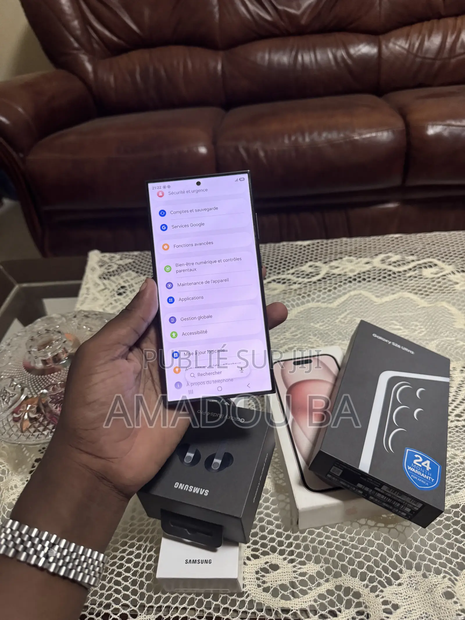 Samsung Galaxy S24 Ultra 256 GB Noir