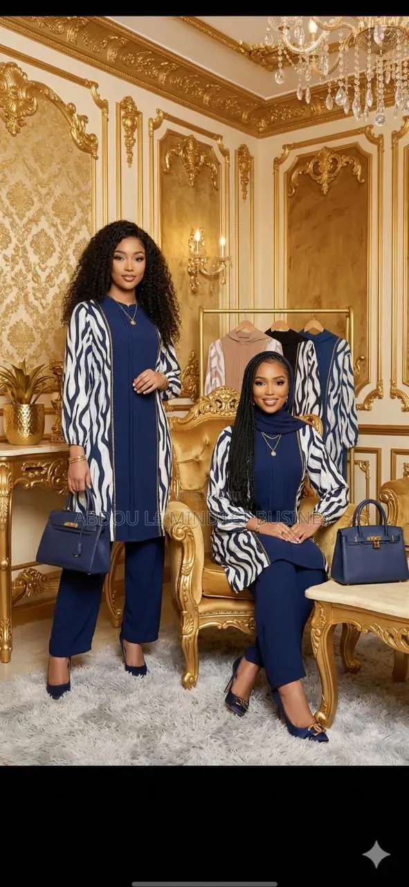 Ensemble Robe Pantalon Dubaï Disponible