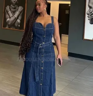 Robe Jean Été Avec Ceinture Disponible