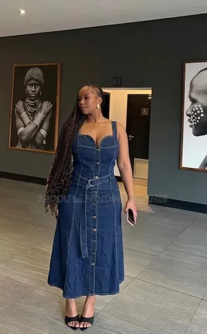 Robe Jean Été Avec Ceinture Disponible