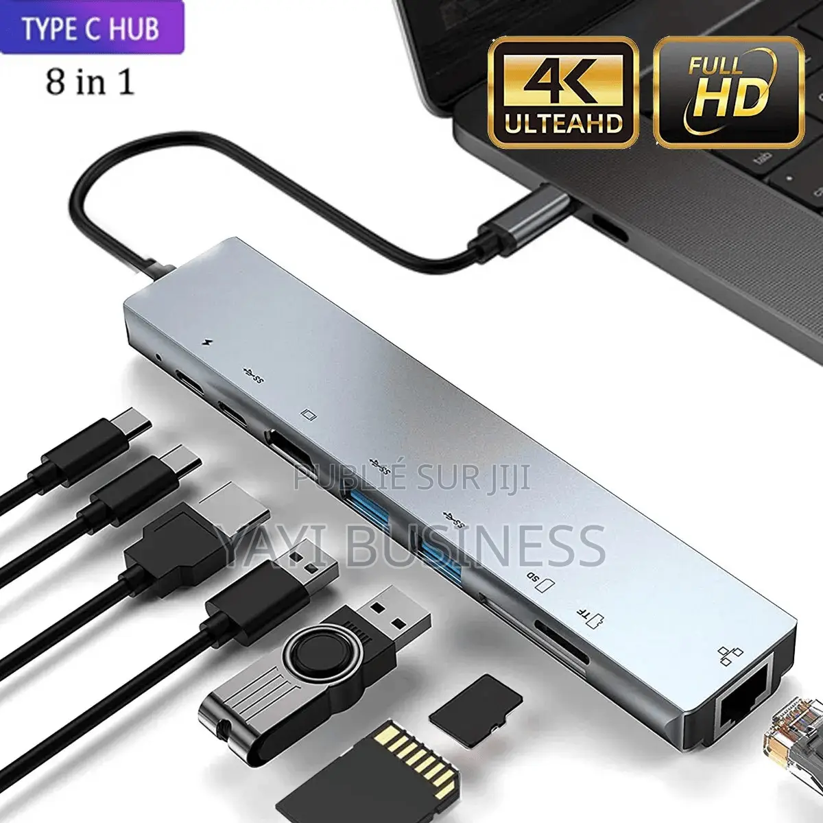 Hub Usb-C Multiport 8 en 1
